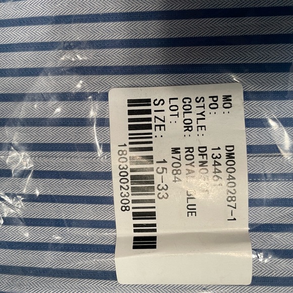 Paul Fredrick men’s cufflink dress shirt - size 15-33 - Picture 3 of 5